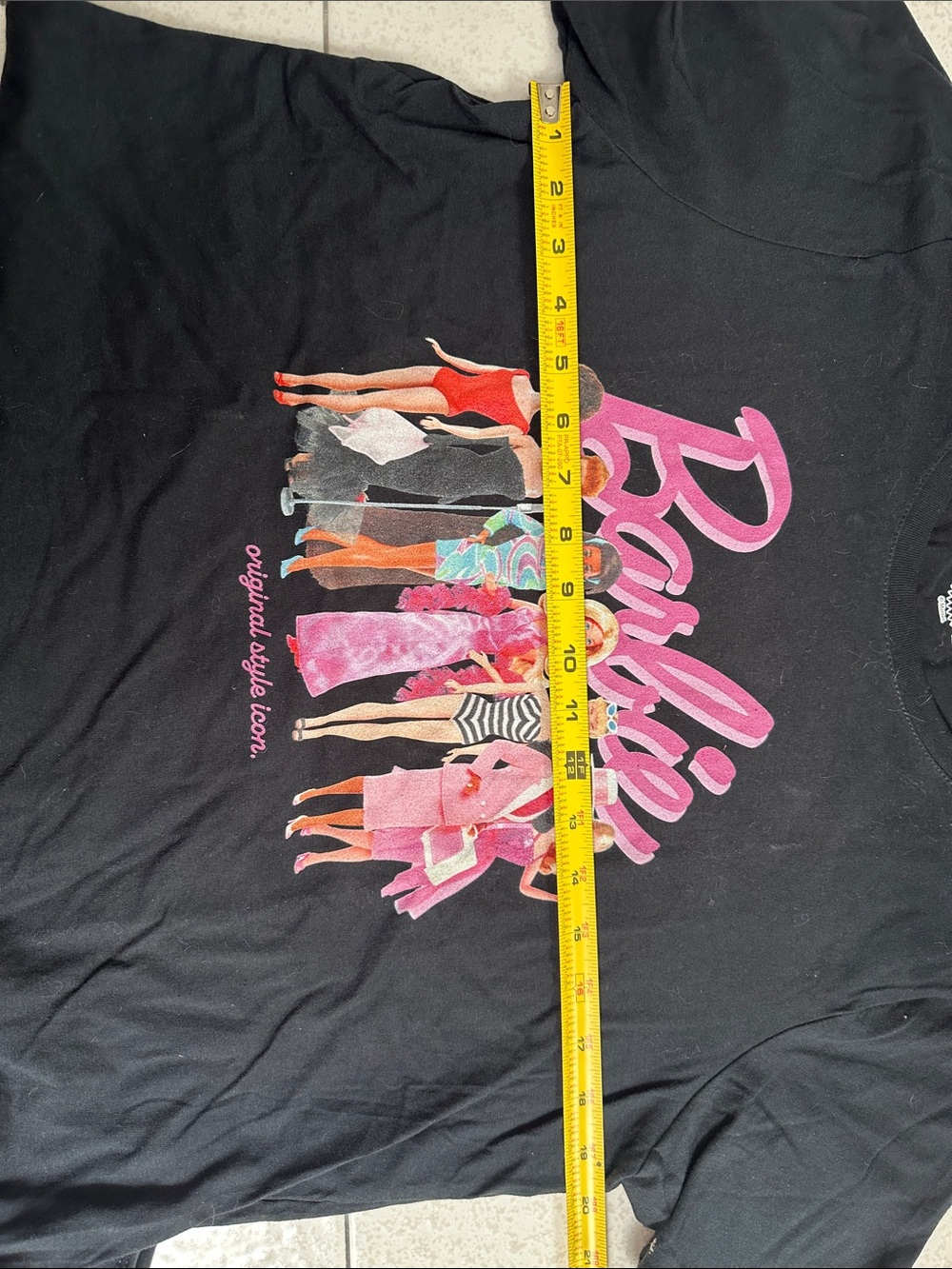 Mattel Barbie Graphic Tee - Pink, Black, Multicolor - Picture 4 of 5